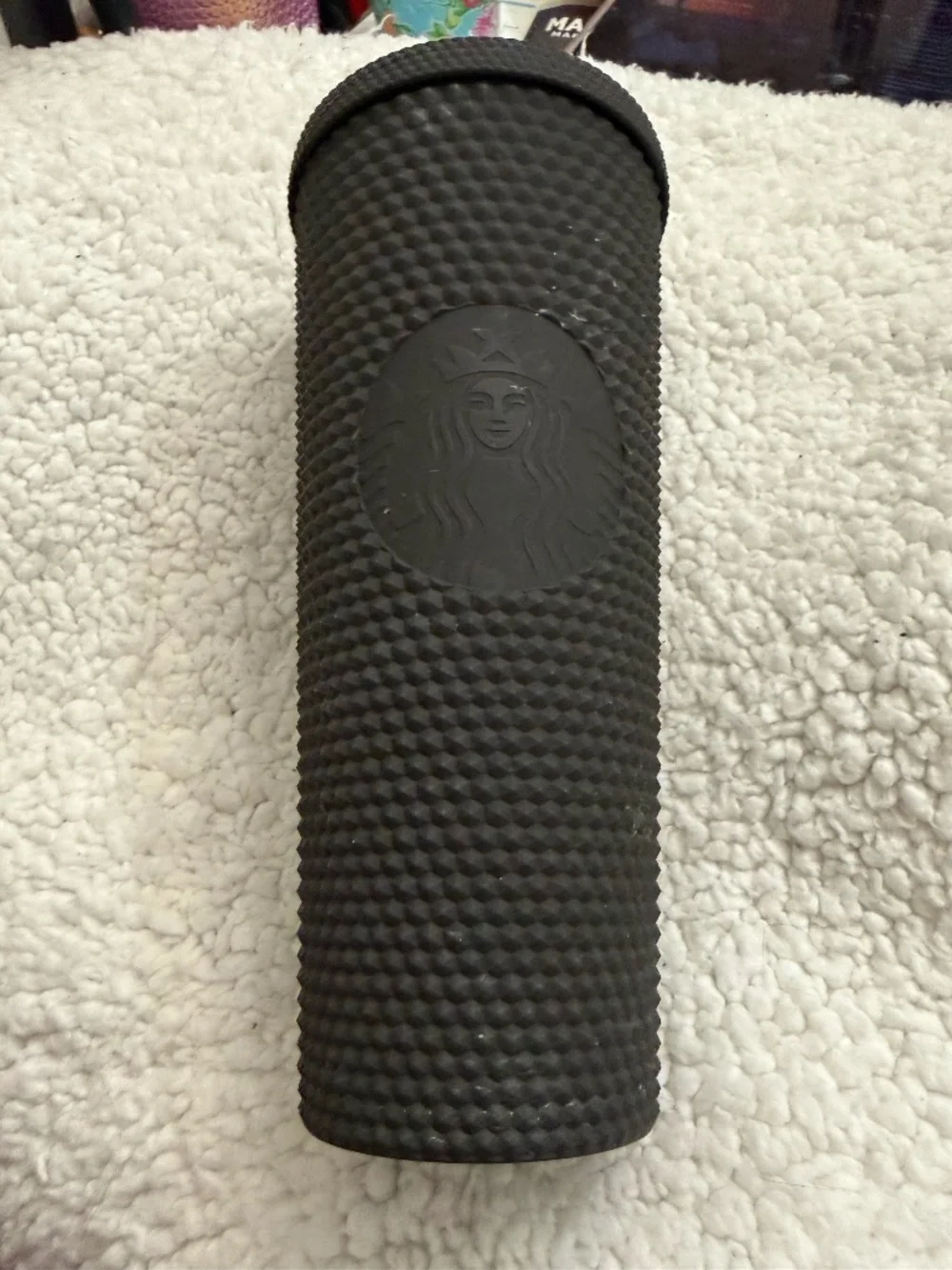 Disney World 50th Anniversary Starbucks Matte Black Studded Tumbler 24oz